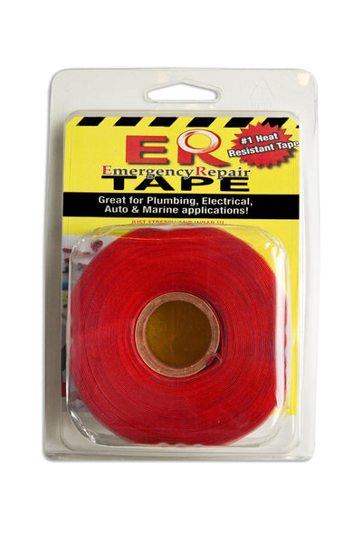 ER Tape  Red 1 x 12' Self-Fusing Silicone Tape